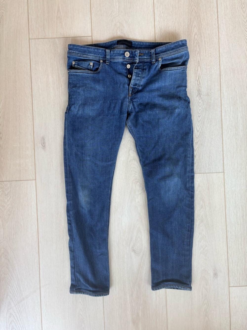 Diesel Black Gold Men's Skinny Jeans in Indigo Blue